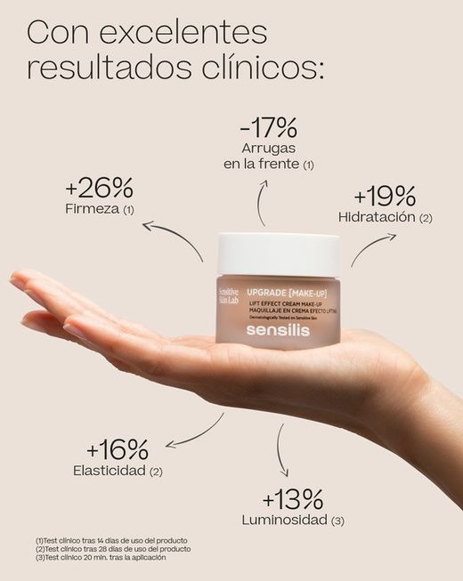 Sensilis Upgrade Lifting Effect Makeup 01 Beige 30ml