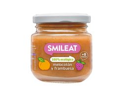 Smileat Frambuesa Y Melocoton Ecológico 130g