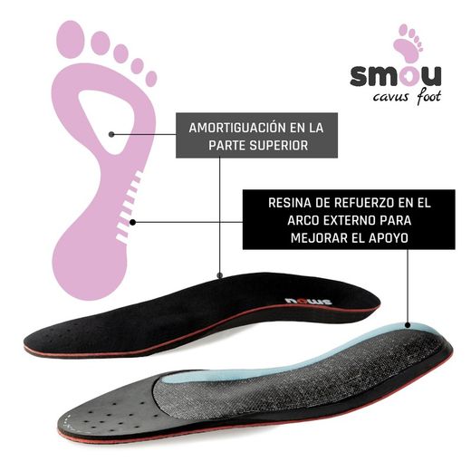 Smou Cavusfoot Plantillas Para Pies Cavos (Par)