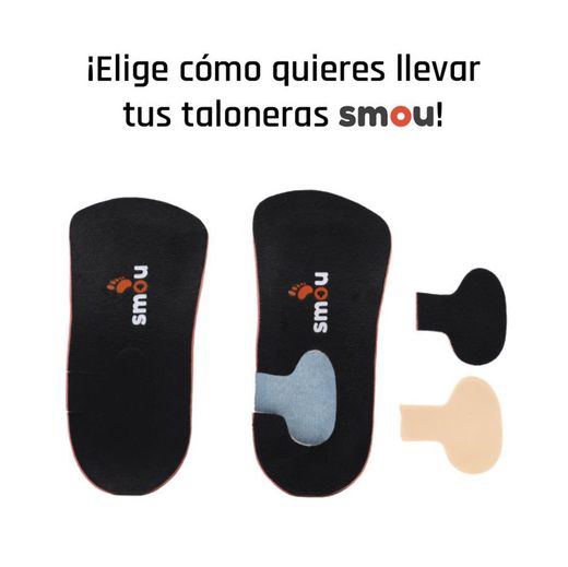 Smou Heel Suporte de salto longo para fascite e esporas (par)