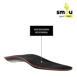 Palmilhas de espuma viscoelástica Smou Sport Resist para mulheres e homens esportivos
