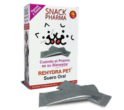 Snack Pharma Rehydra Pet Suero Oral para Hidratación y Electrolitos para Perros y Gatos – 30 uds (120 g)