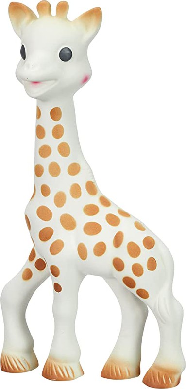 Set regalo Juguete mordedor jirafa Sophie la Girafe + Sonajero Sense Soft -  Smalls by Collantes