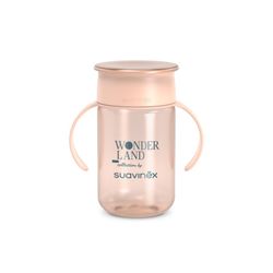 Suavinex 360º Trainer Cup Wonderland 340 ml - Verde / Rosa / Bege (+12 meses)