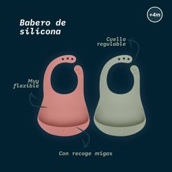 Babador Suavinex com bolso coletor de migalhas +4 meses
