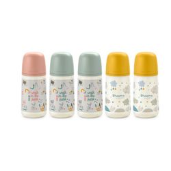 Suavinex Biberon Tétine Anatomique Silicone Débit Moyen 0-6m Taille 1 270 ml