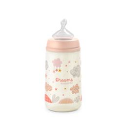 Suavinex Biberon Tétine Anatomique Silicone Débit Moyen 0-6m Taille 1 270 ml