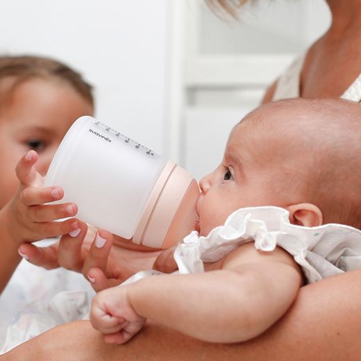 Suavinex Zero.Zero Bottle Fluxo Adaptável (A) +0 Silicone 180 ml