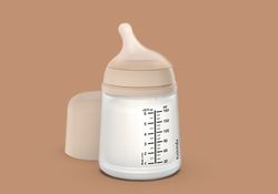 Biberon à débit lent Suavinex Zero.Zero (S) +0 Silicone 180 ml