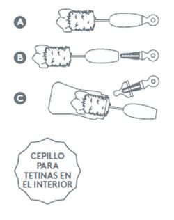 Escova de limpeza de mamadeiras Suavinex Duo
