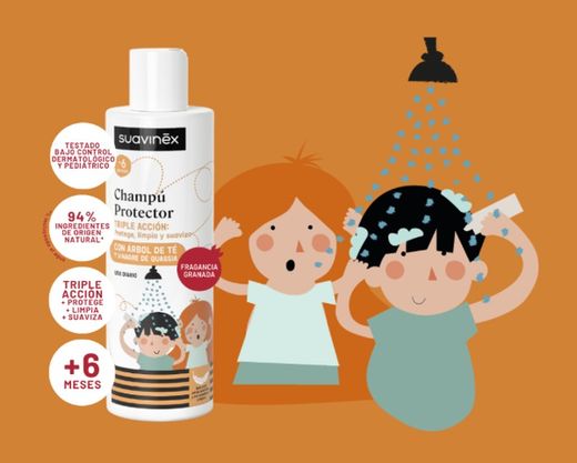 Suavinex Champú Protector Piojos 250 ml