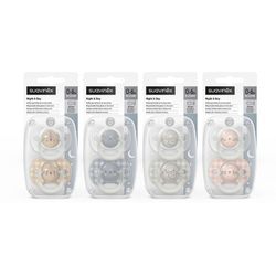 Chupeta anatômica de silicone Suavinex noite 0-6