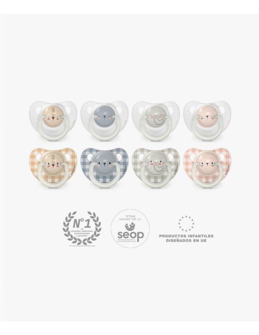 Chupeta Suavinex Silicone Fisiológico Prêt-à-porter -2/4 meses