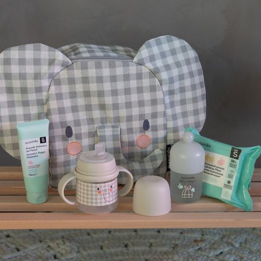 Suavinex Mochila Guardería Elefante con Cosmética