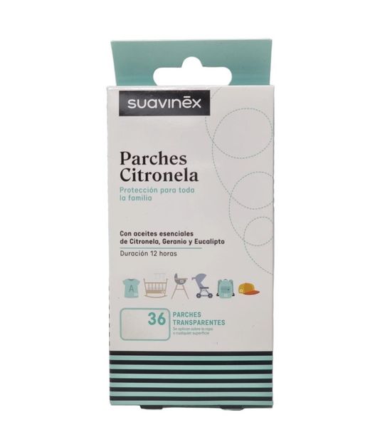 Suavinex Parches de Citronela Antimosquitos 36 Unidades