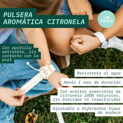 Pulseira Suavinex de Citronela para Crianças com 2 Refis +3 Anos