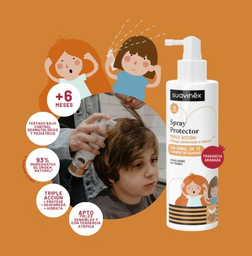 Suavinex Spray Protector Piojos 250 ml