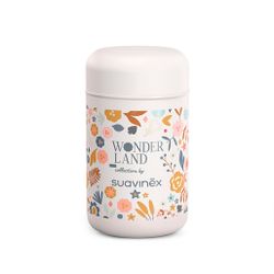 Suavinex Thermos pour aliments pour bébés Wonderland Blanc Imprimé