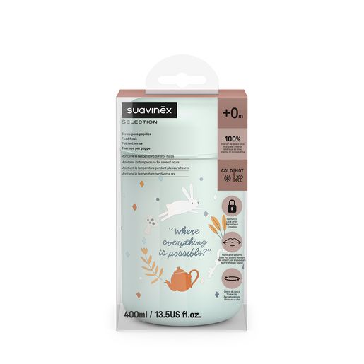Suavinex Thermo Papillero Vert 350ml
