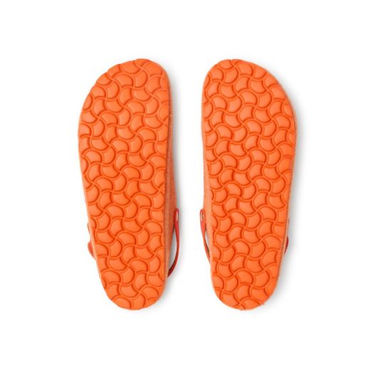 Chinelo Sueco com alça na bainha laranja