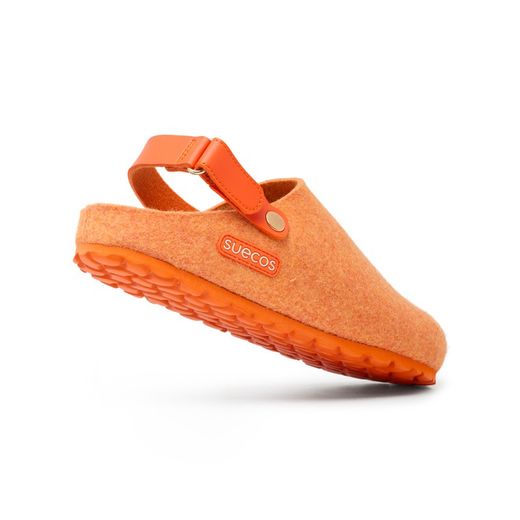 Chinelo Sueco com alça na bainha laranja