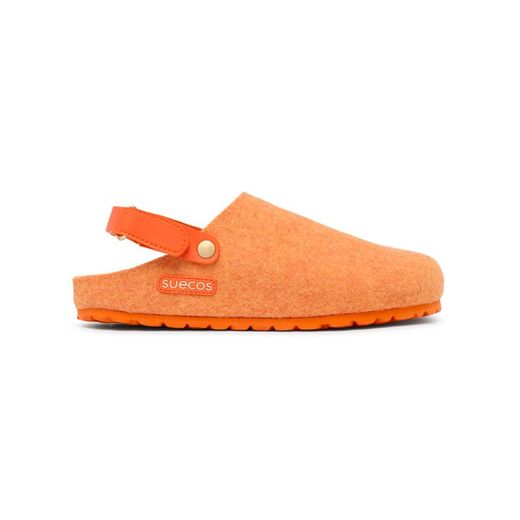 Chinelo Sueco com alça na bainha laranja