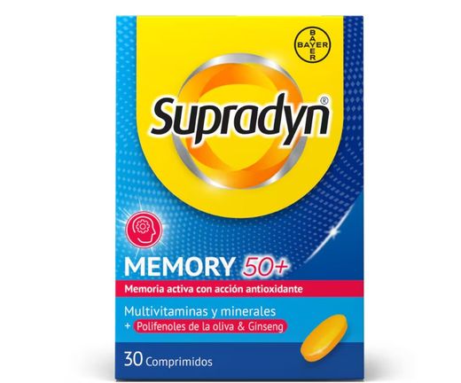 Supradyn Memory 50+ 30 Tablets / 90 Tablets