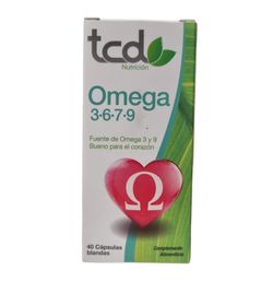 TCD Nutricion Omega 3-6-7-9 40 Cápsulas Blandas