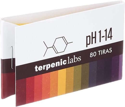 Terpenic Tiras de pH 1-14 80 Tiras