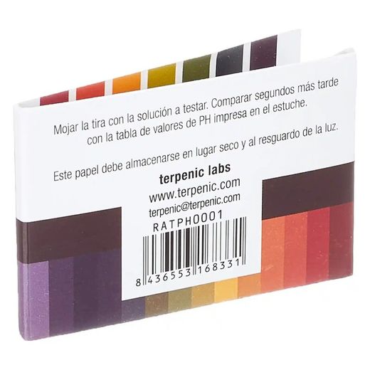 Terpenic Tiras de pH 1-14 80 Tiras