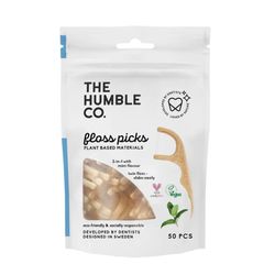 The Humble Co. Floss Picks Hilo Interdental 50 Peces