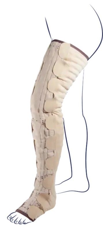 Thuasne Mobiderm Autofit Linfedema na parte média da perna