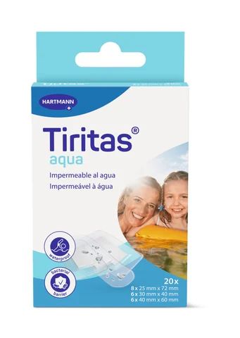 Bandagens adesivas Aqua 3 tamanhos 20 U
