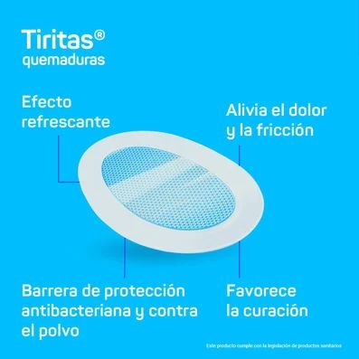 Band-aids médicos para queimaduras 4,5 x 6,5 cm 3 U