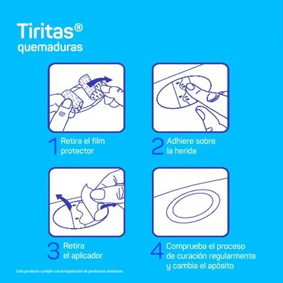 Band-aids médicos para queimaduras 4,5 x 6,5 cm 3 U