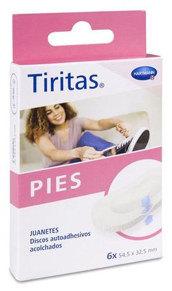Tiritas Pies Juanetes 54.5x 32.5 mm 6u