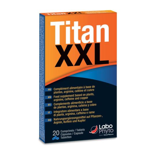 Titan XXL Male Vigor and Resistance 20 Tablets