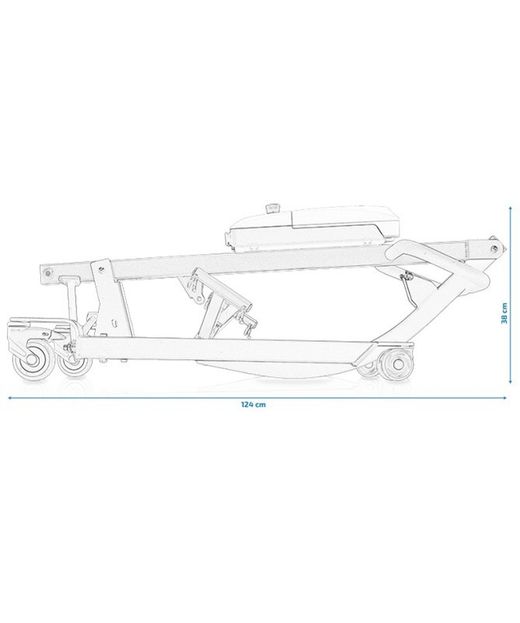 Totalcare Aupa Mini grue de transfert électrique (comprend le harnais de base)