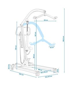 Totalcare Aupa Mini grue de transfert électrique (comprend le harnais de base)