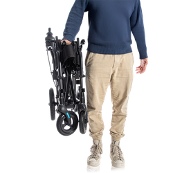 Cadeira de rodas elétrica Totalcare ITAKA 15 Ah, superleve, em alumínio.