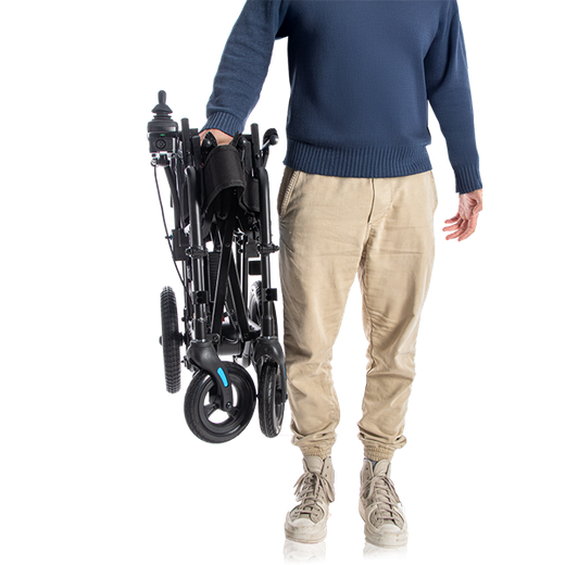 Cadeira de rodas elétrica Totalcare ITAKA 15 Ah, superleve, em alumínio.