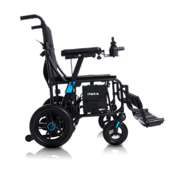 Cadeira de rodas elétrica Totalcare ITAKA 15 Ah, superleve, em alumínio.