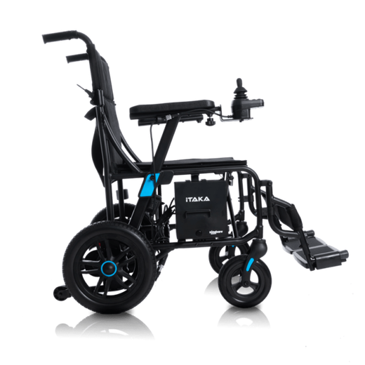 Cadeira de rodas elétrica Totalcare ITAKA 15 Ah, superleve, em alumínio.