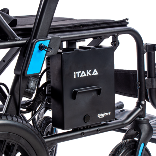 Cadeira de rodas elétrica Totalcare ITAKA 15 Ah, superleve, em alumínio.