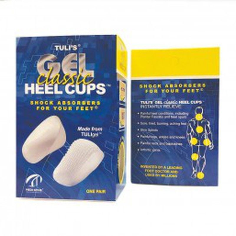 Tuli's Gel Heel Pad Pair Maximum Cushioning When Coming In