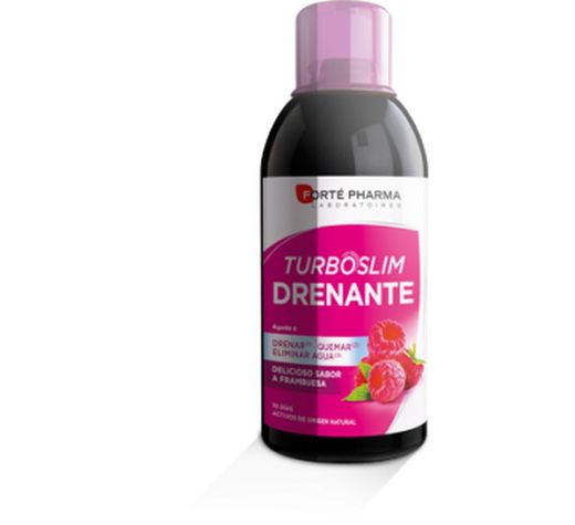 Turboslim Drenante Frambuesa Para Bajar Peso 500 ml