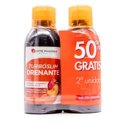 Pacote Drenante Turboslim Pêssego 2 x 500 ml