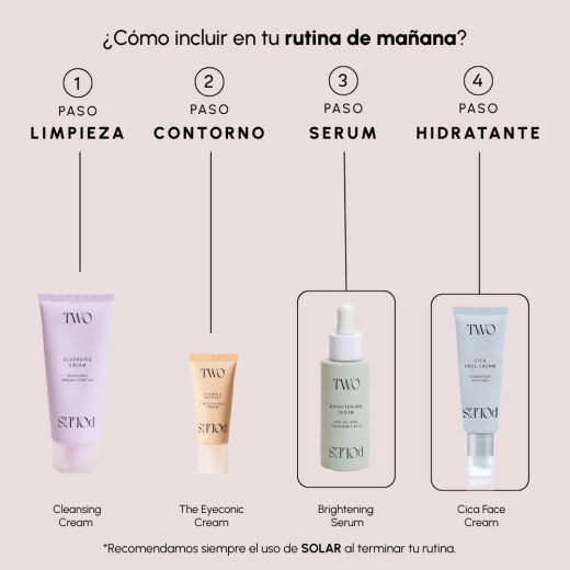 Two Poles Dark Spot Treatment Duo Brightening Serum + Cica Face Cream