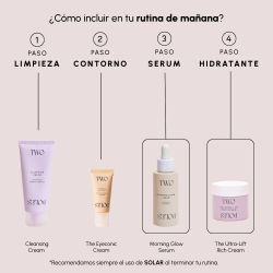 Duo Glow & Lift: Sérum Iluminador Matinal + Creme Rico Ultra-Lift