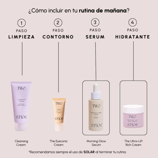 Duo Glow & Lift: Sérum Iluminador Matinal + Creme Rico Ultra-Lift